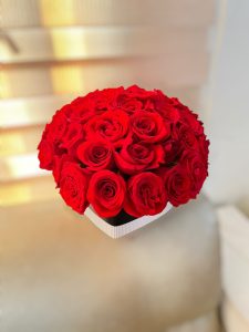Corazón pequeño  3D en rosas R115