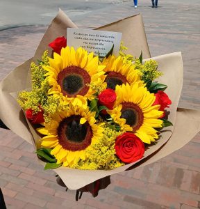 Bouquet girasoles R 123